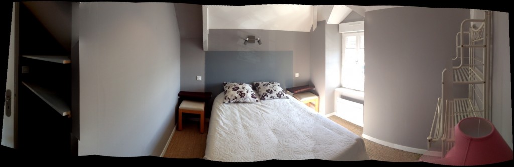 La chambre lits doubles de l'appartement la Mouette à Dinard